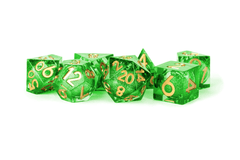 FanRoll - Sharp Edge Liquid Core RPG Dice Set: Aegis of Hope